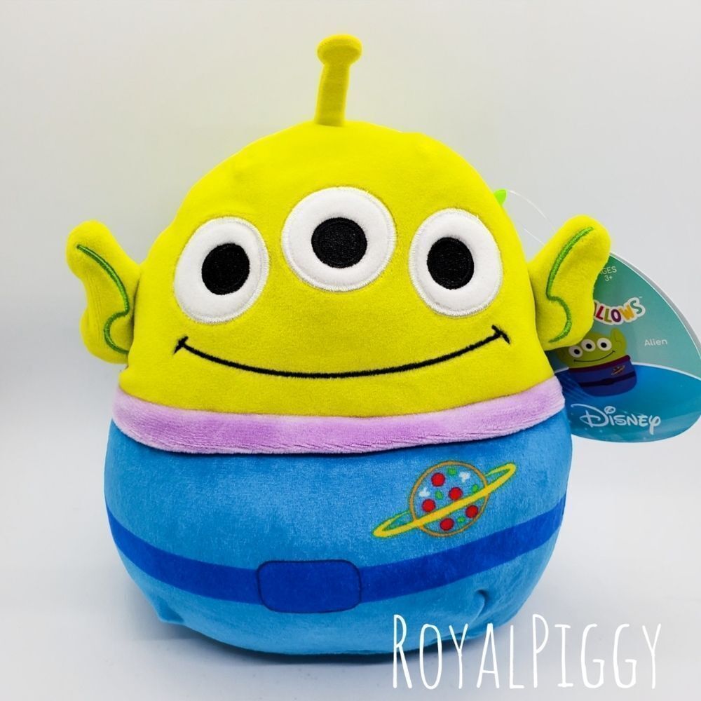 Squishmallow Alien Toy Story Disney Pixar 7.5" Kellytoy Soft Plush